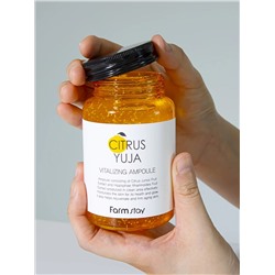 FARMSTAY - СЫВОРОТКА ДЛЯ ЛИЦА С ЭКСТРАКТОМ ЮДЗУ CITRUS YUJA VITALIZING AMPOULE, 250 МЛ.
