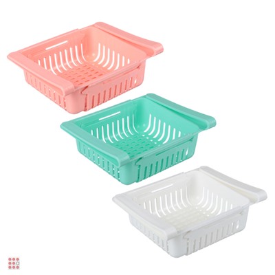 VETTA Контейнер в холодильник, пластик, 7,5х16,5х20,5см, 3 цвета