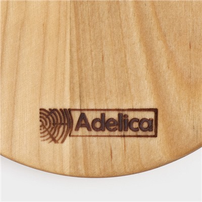 Доска деревянная для подачи Adelica «Бургерная», с ручкой, 20×13×1,8 см, берёза