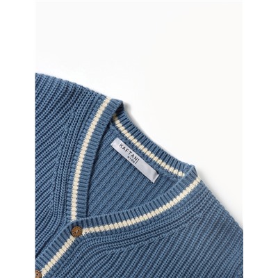 Кардиган детский KAFTAN, размер 32 (110-116 см), синий