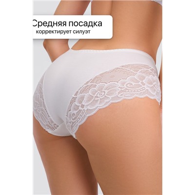 Набор хлопковых кружевных трусов 3 шт. 8011 OIRO