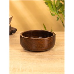 Чаша «Гладь», 13×13×5.5 см, дерево шишам