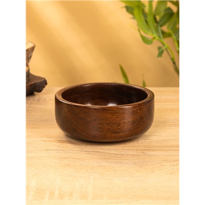 Чаша «Гладь», 13×13×5.5 см, дерево шишам