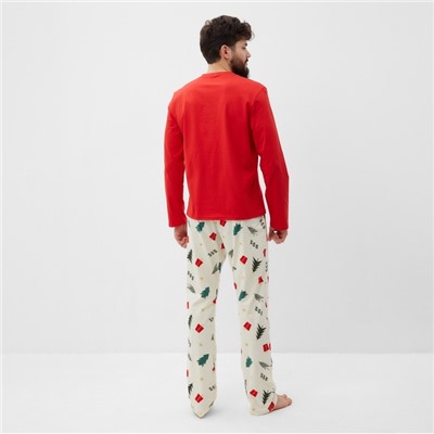 Пижама мужская KAFTAN Christmas tree, размер 54