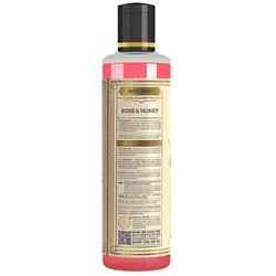 Khadi Natural Гель для душа с Медом и экстрактом Розы (без парабенов и СЛС) 210 мл