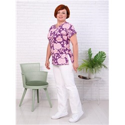 Футболка "Пион" (Лиловый)