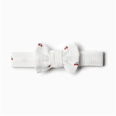 Комплект (боди и повязка) Крошка Я "Муслин", р. 62-68, цвет молочный