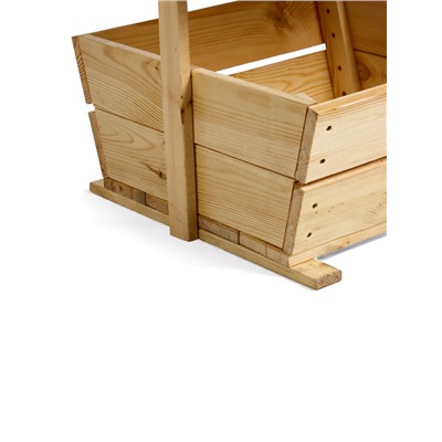 Стеллаж деревянный, 3 ящика 100×54×50 см, «Добропаровъ»