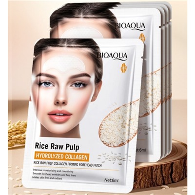 Патч для лба с экстрактом риса и коллагеном Bioaqua