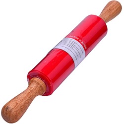 29439 Скалка силикон,дерев.ручки 38,3см.МВ (х48)