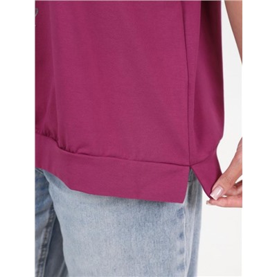 Футболка "Лайма" бордо