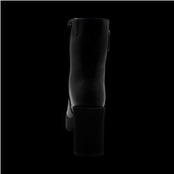 Ботинки из натуральной кожи на меху РА 20-1 черные