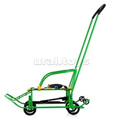 Санки детские "Мишутка-1" Универсал (зеленый) в коробке