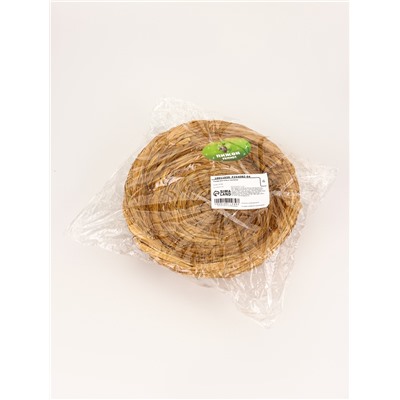 Гнездо для птиц плетёное из соломы, 20.5×4 см