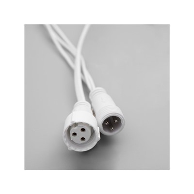 УЦЕНКА Гирлянда «Бахрома» 3×0.6 м, IP44, УМС, белая нить, 160 LED, свечение синее, 220 В