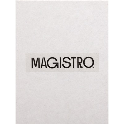 Блюдо сервировочное Magistro Fray, прямоугольное, 31×21.1×1.8 см, фарфор, белое