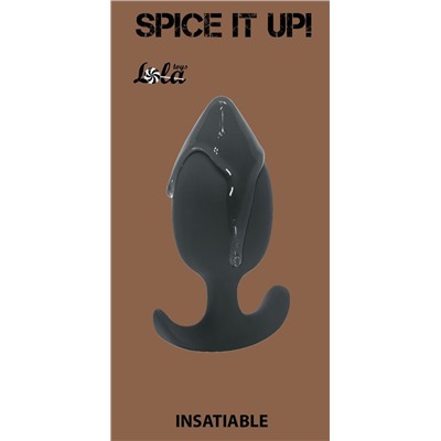 Серая анальная пробка Insatiable - 10,5 см.