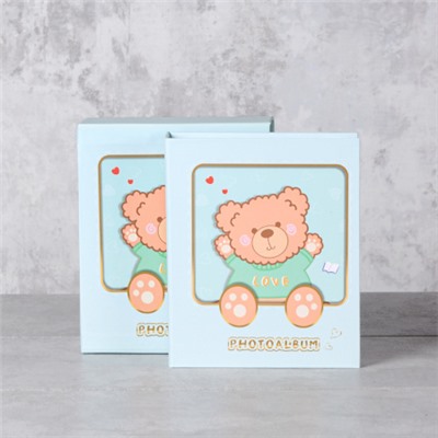 Фотоальбом 40 фото 10x15 Мишки / MX8110 /уп 72/ (Розовый)