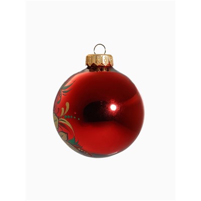 Набор из 4-х ёлочных шаров d=8 см «Соцветие чудес»