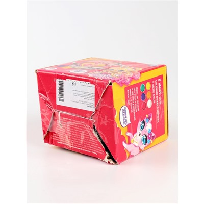 УЦЕНКА Роспись стеклянной кружки красками «Принцесса с розой»