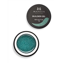 MANITA Гель моделирующий для ногтей светоотражающий / Builder Gel Reflective №12, 15 мл 28241