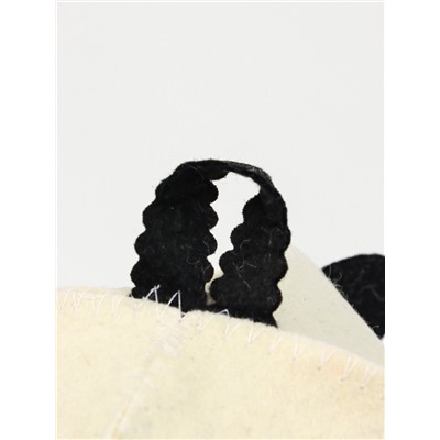 Шапка для бани и сауна «Панда», шерсть 100%, детская, «Добропаровъ»