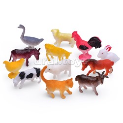 Наборы животных "Домашняя ферма" в пакете