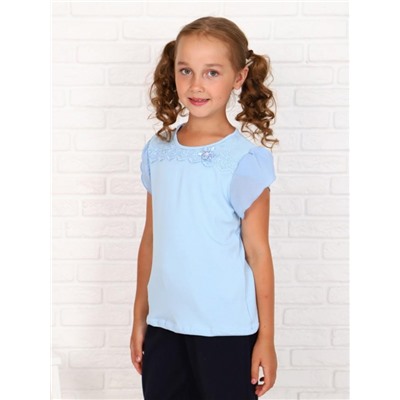 Джемпер Мимоза кор.рукав детский (Голубой)