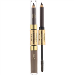 Revlon, Brow Fantasy, оттенок 106 «Темно-коричневый», 0,31 г / 1,18 мл