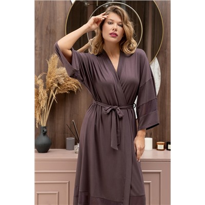 Халат ночной жен Mia Cara AW22WJ355A Rosa Del Te сливовый
