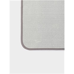 Коврики для ванной и туалета из микрофибры SAVANNA «Анси», 40×50 см, 50×80 см, серые