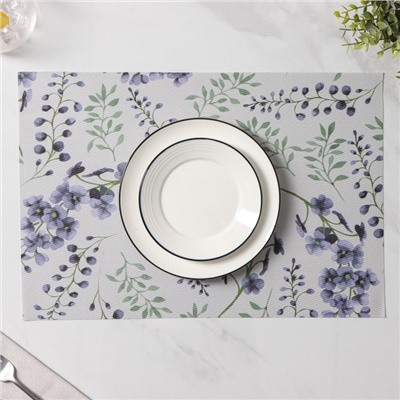 Салфетки сервировочные на стол Доляна «Весенняя нежность», 4 шт., 30×45 см