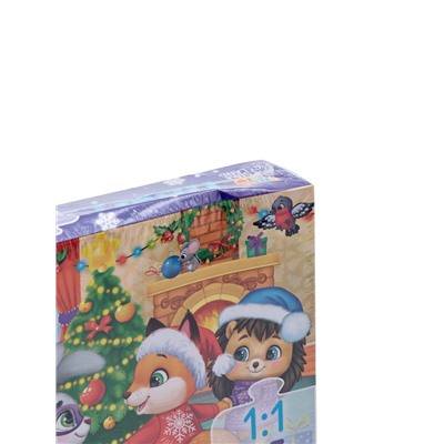 УЦЕНКА Пазл "Праздничный хоровод", 35 деталей