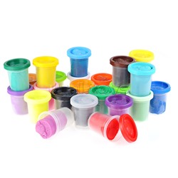 Набор для детской лепки "Тесто-пластилин 24 баночки"