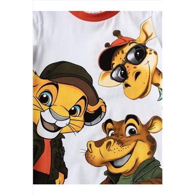 Комплект трикотажный для мальчиков: фуфайка (футболка), брюки PLAYTODAY, 1239805