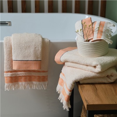 Полотенце махровое Love Life «Бриз» 50×80 см, оранжевый