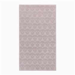 Полотенце махровое Love Life Sculls 50×90 см, 100% хлопок, 450 г/м², светло-розовое