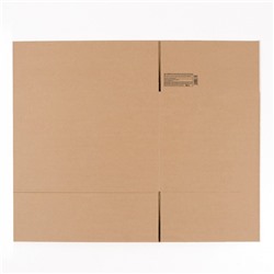Коробка складная бурая 45×35×35 см