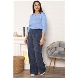 Брюки вельветовые Брауни (синие) Б14901-25М