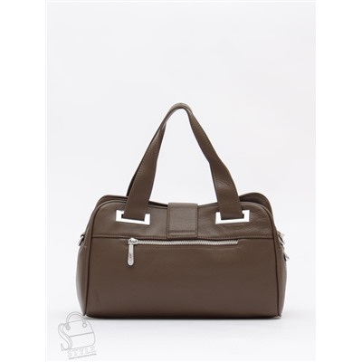 Сумка женская кожаная 91170-1P cappuccino Velina Fabbiano-Safenta  в Новосибирске