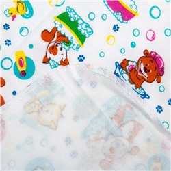 Пеленка фланелевая, размер 90×120 см, цвет МИКС, 170 г/м², хлопок 100%