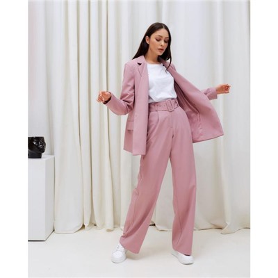 Пиджак женский двубортный MIST, размер 50, розовый