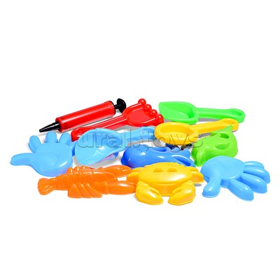 Набор для игры в песке "Морской бриз" в сетке