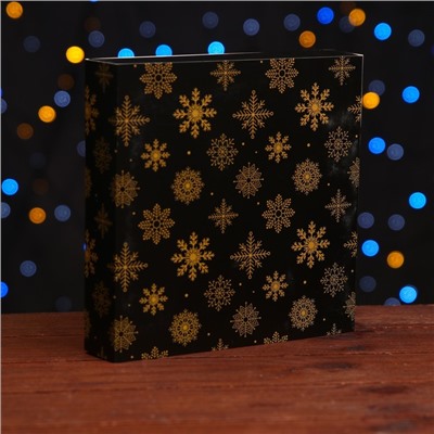 Коробка под 16 конфет «Новогодняя», 17.5×17.5×3.5 см