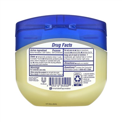 Vaseline, White Petrolatum Jelly, Original, 13 oz (368 g)