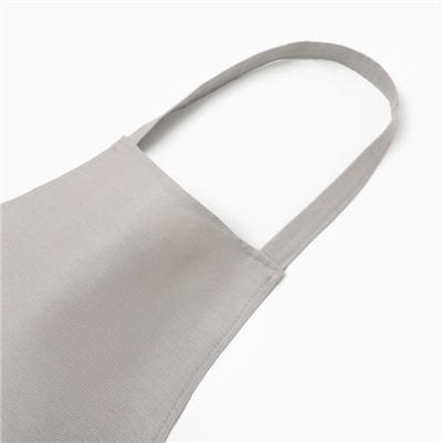 Фартук «Этель» Kitchen, 60×70 см, светло-серый, 100% хлопок, саржа 250 г/м²