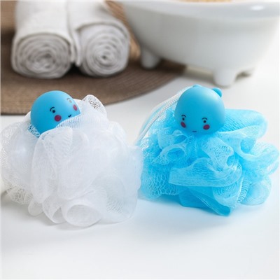 Мочалка детская для купания Крошка Я «Кит»