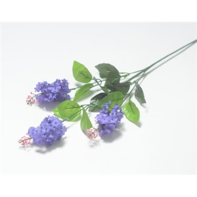 Искусственные цветы, Ветка сирени 3-ая (1010237)