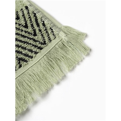 Полотенце махровое LoveLife «Танами» 70×130 см, мятное, 100% хлопок, 430 г/м²