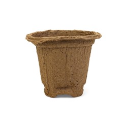 Горшок для рассады, 175 мл, d=8 см, h=8 см, торф, набор 10 шт.
